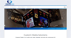 Desktop Screenshot of crescentdigital.com